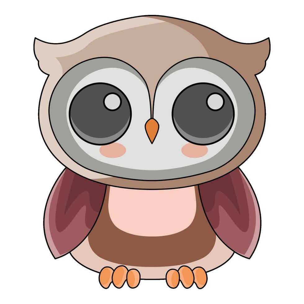 illustration of owl vector