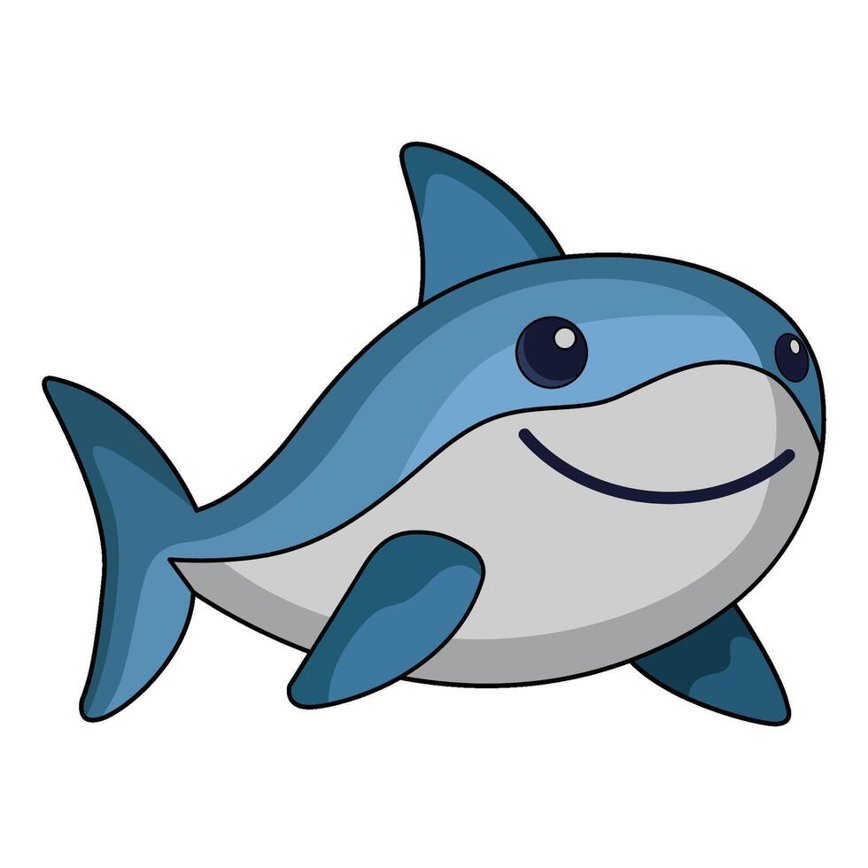 illustration of shark vector