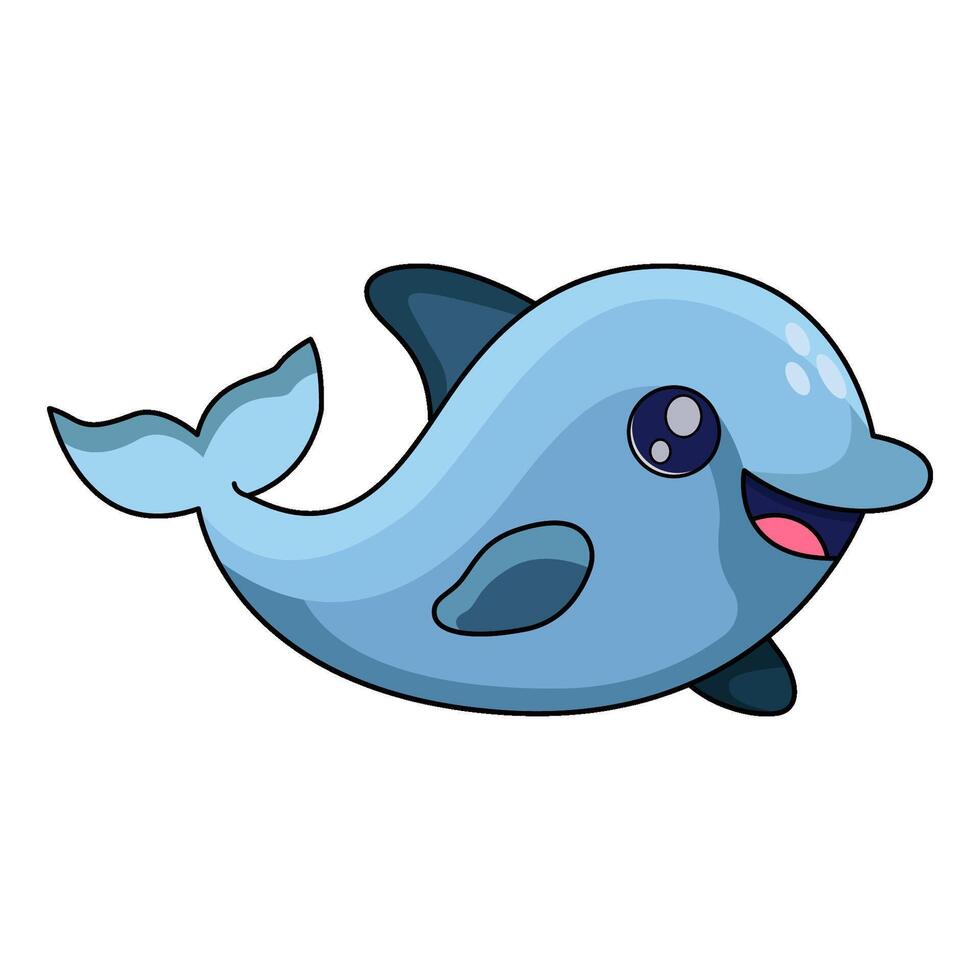 illustration of dolphin vector