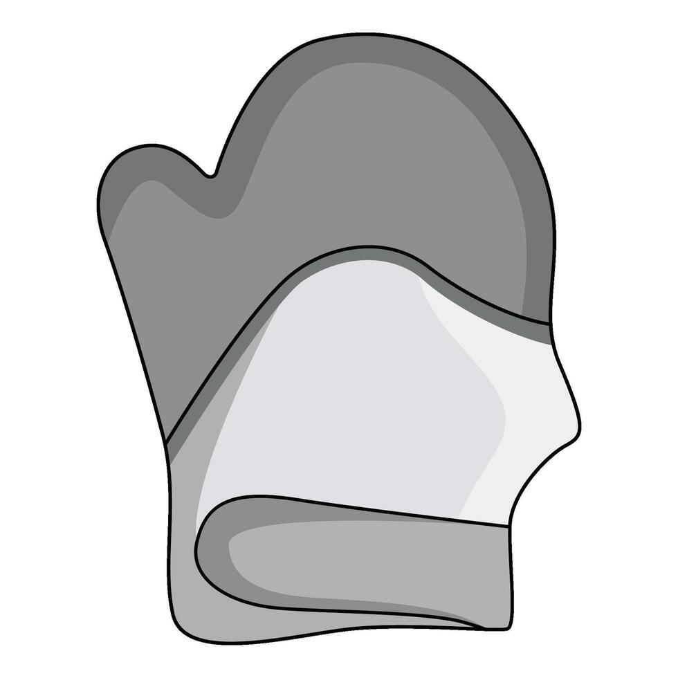 illustration of Baby Teething Mittens vector