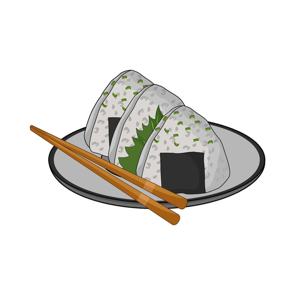 Onigiri for Party Platter vector