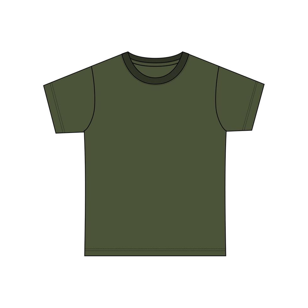 A t - shirt with a green background vector