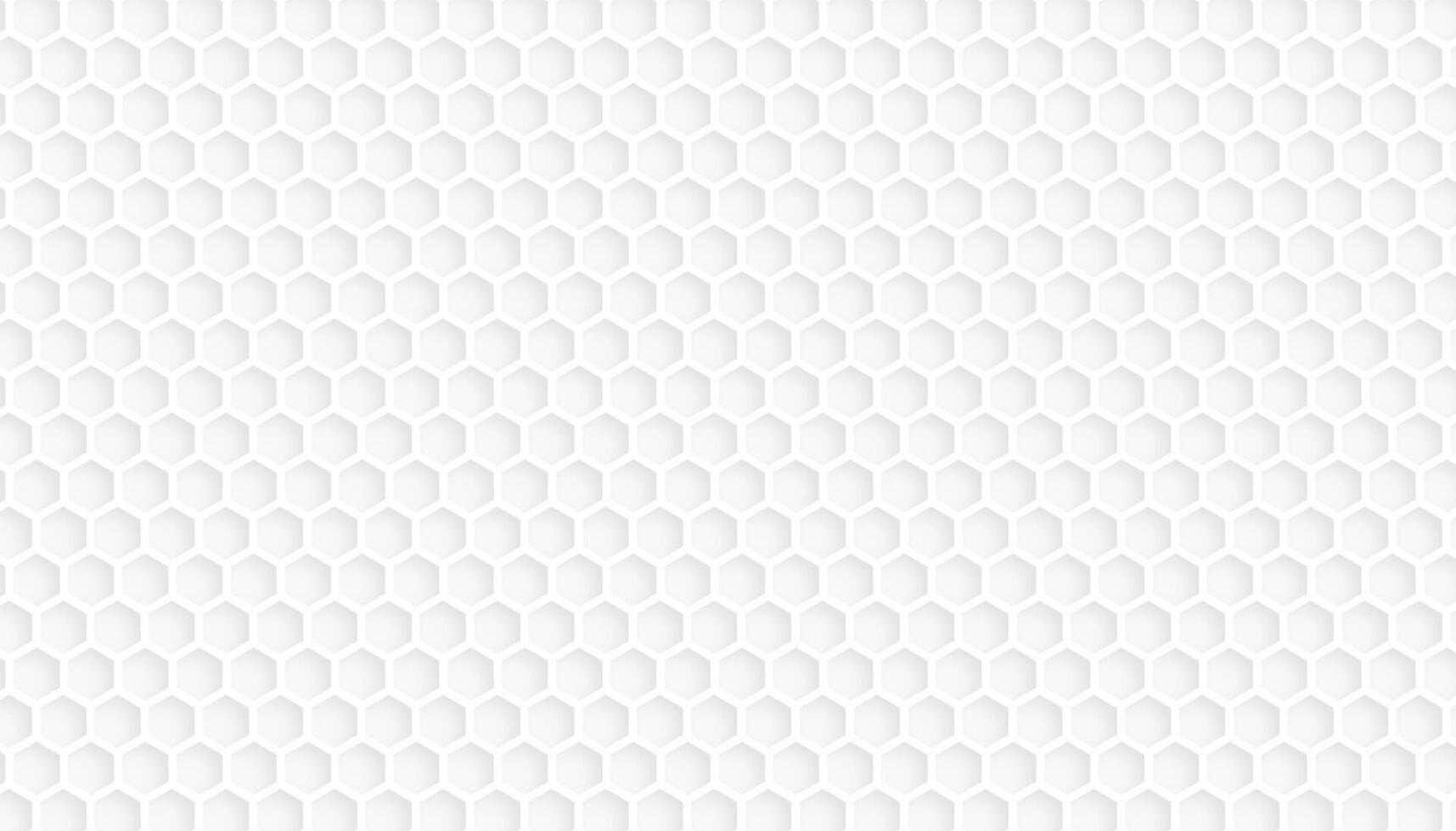 White and gray hexagon pattern texture background. Abstract 3D geometric shape background. vector