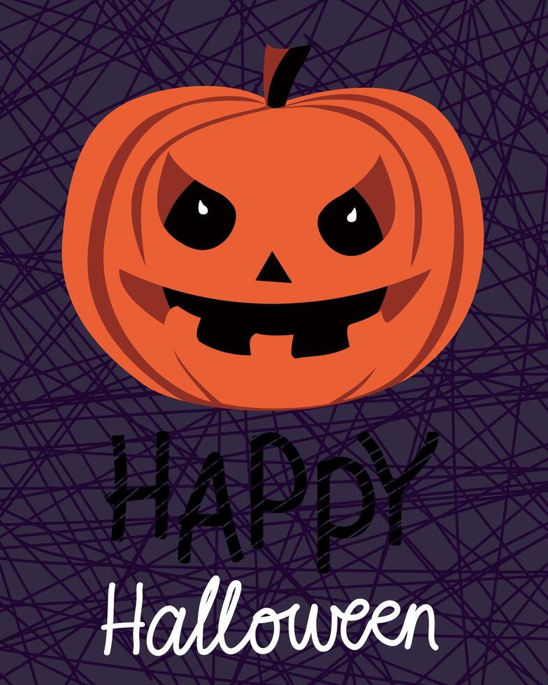 Happy Halloween Greeting Card vector