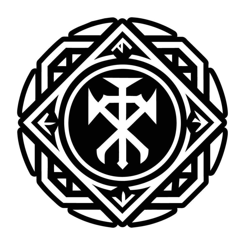 The symbol for the order of the black sun vector