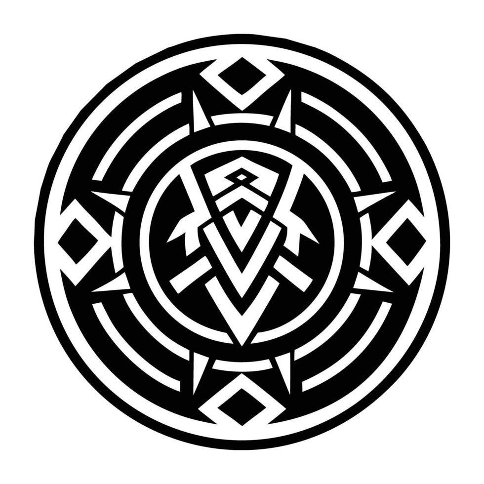 A filled style icon of the power rune vector