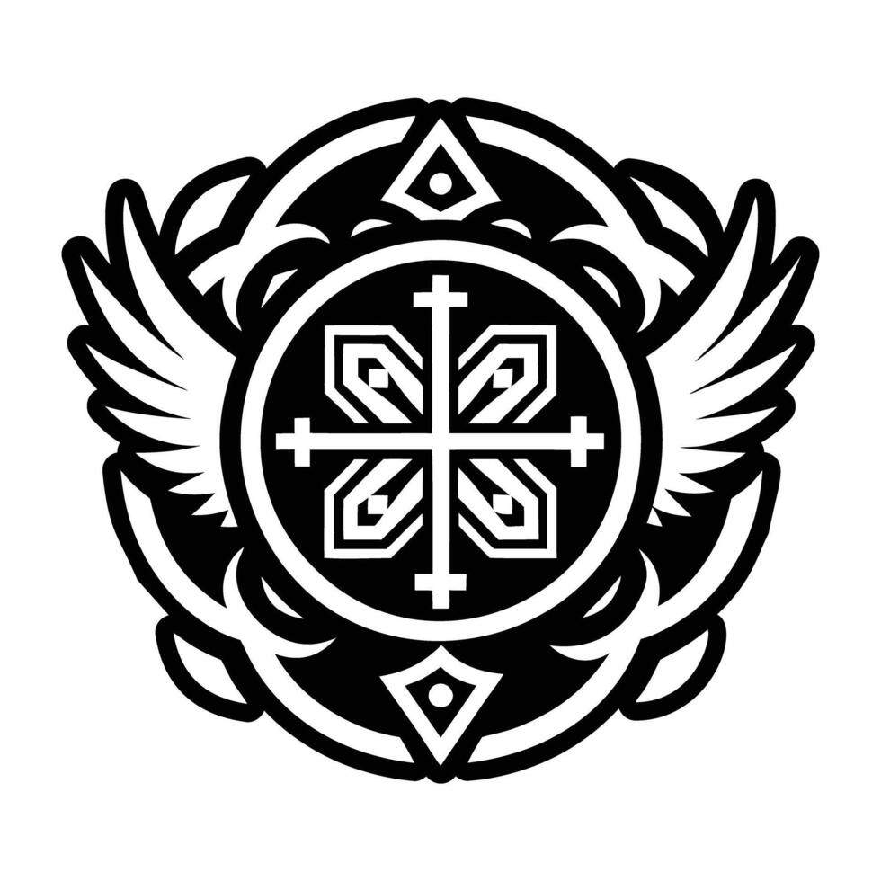 A glyph style icon of the phoenix symbol vector