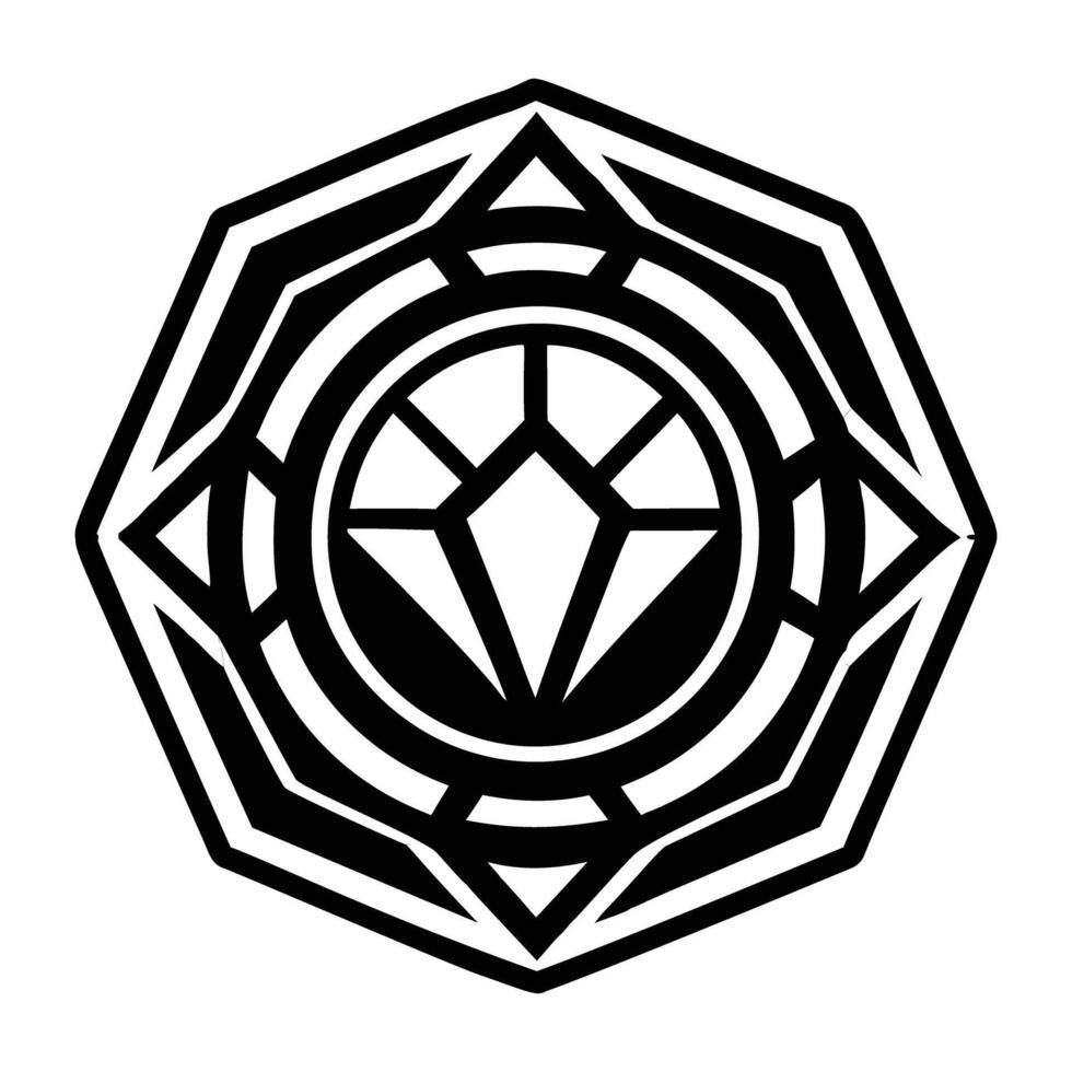 A solid style icon of the powerful symbol vector
