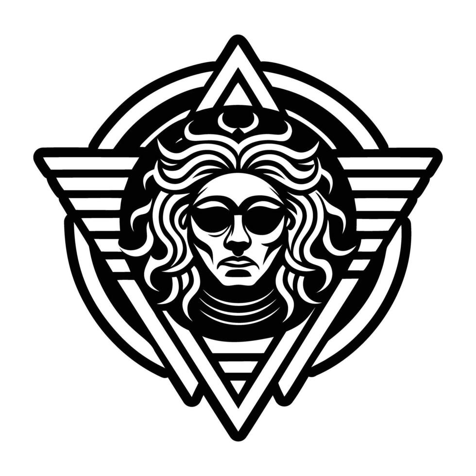 A glyph style icon of stoner symbol vector