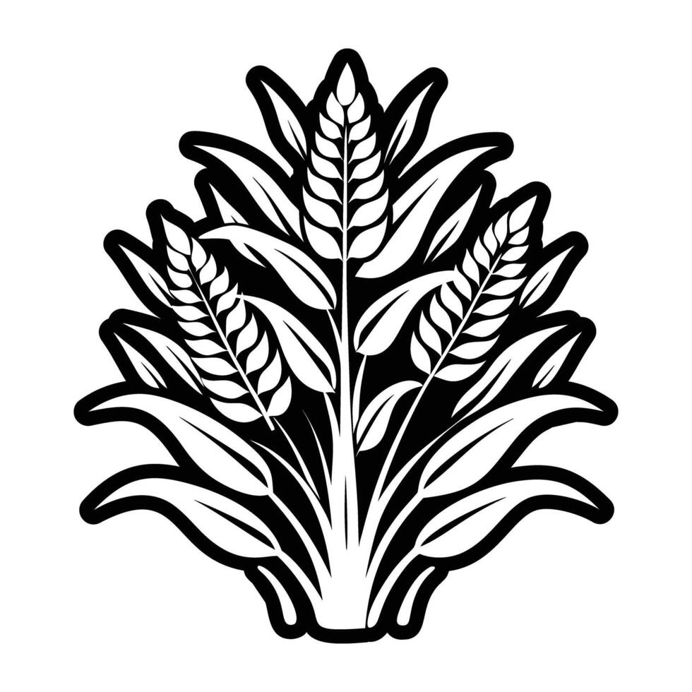 A glyph style icon of stoner weed vector