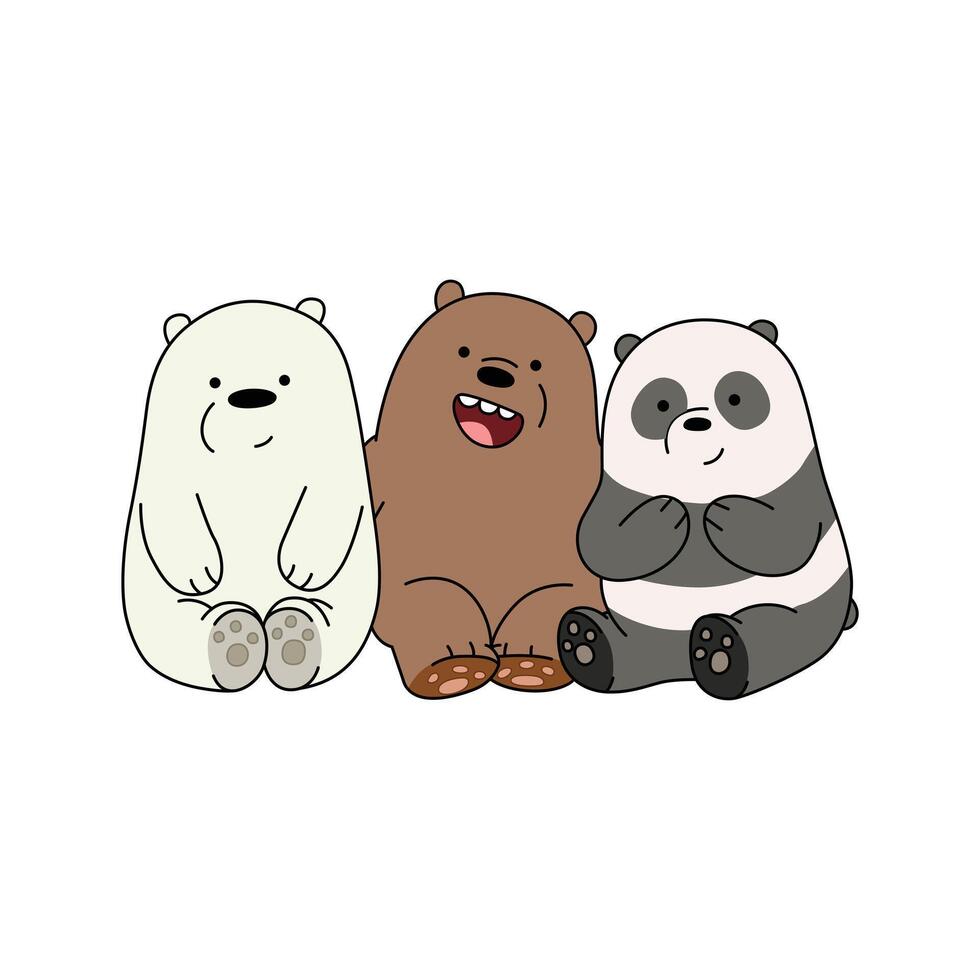 The Bare Bears vector