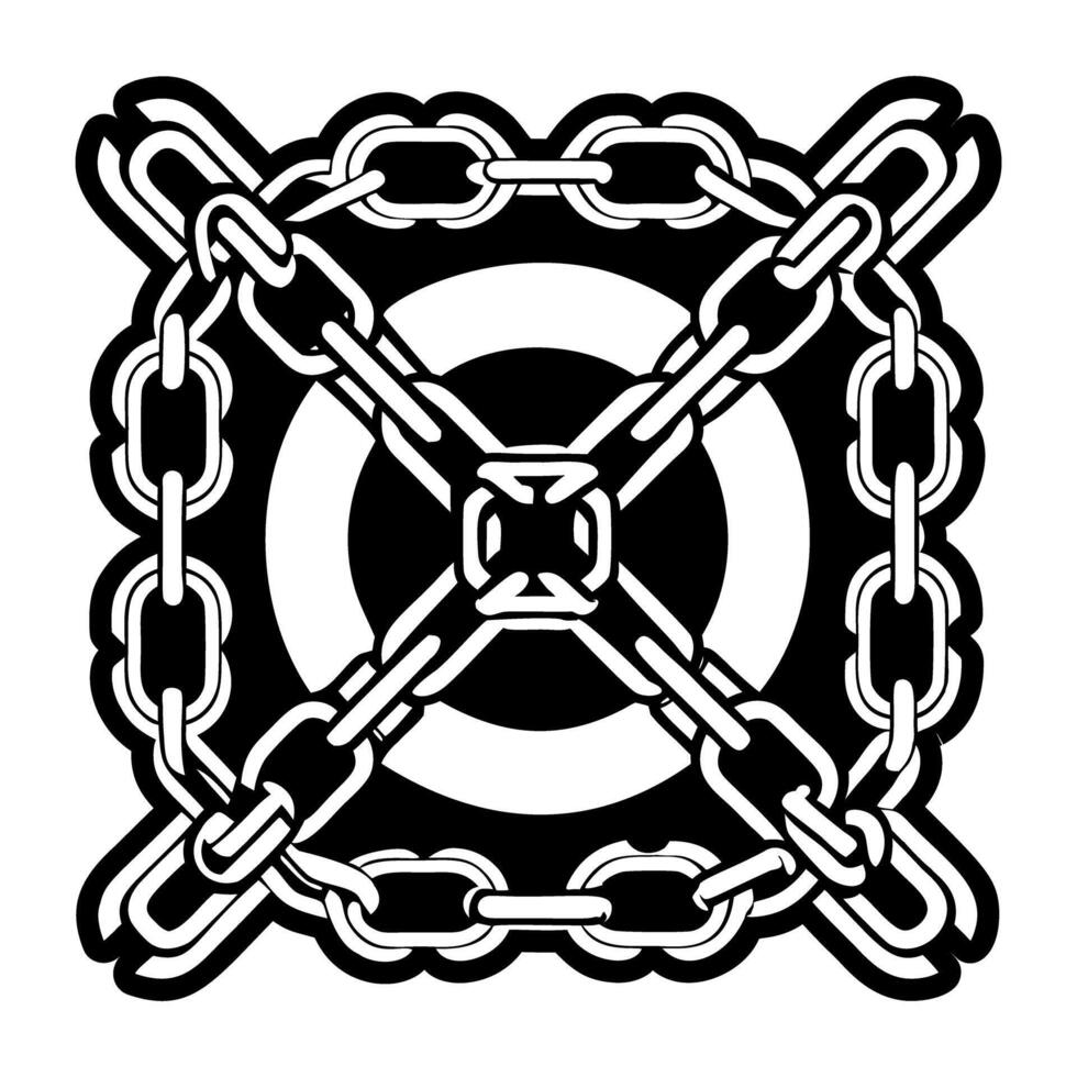 A glyph style icon of barbed roses tattoo vector