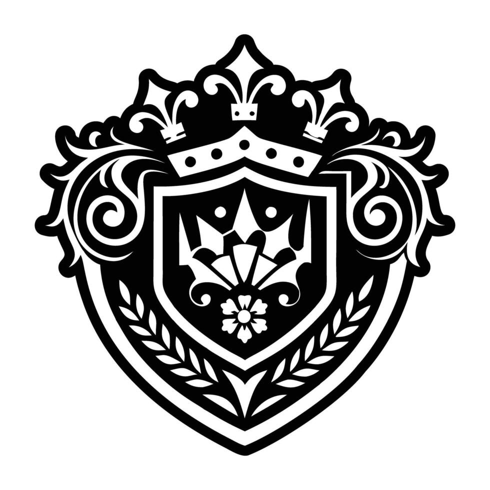 A glyph style icon of caduceus vector