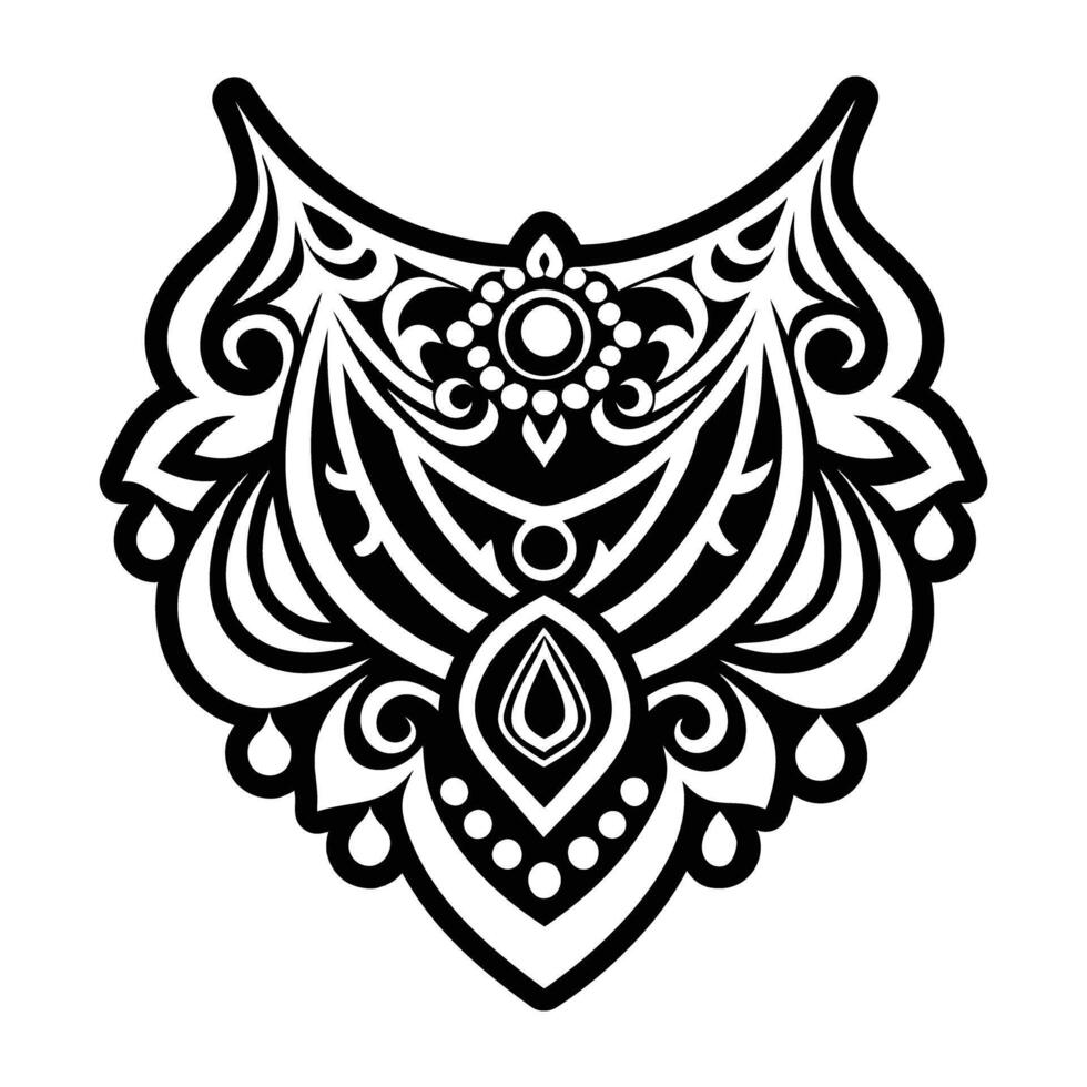 A glyph style icon of caduceus vector