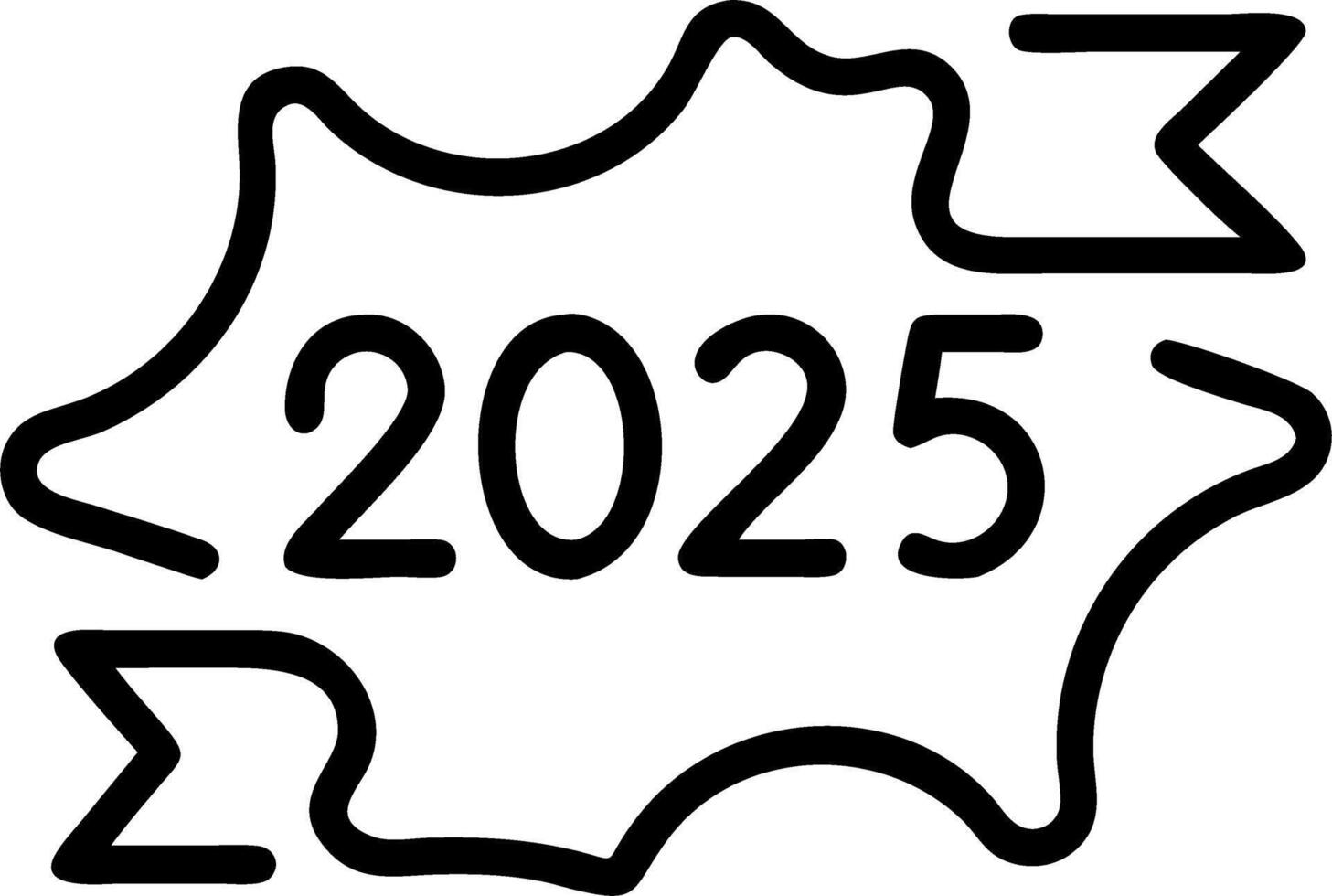 Abstract New Year Reflections vector