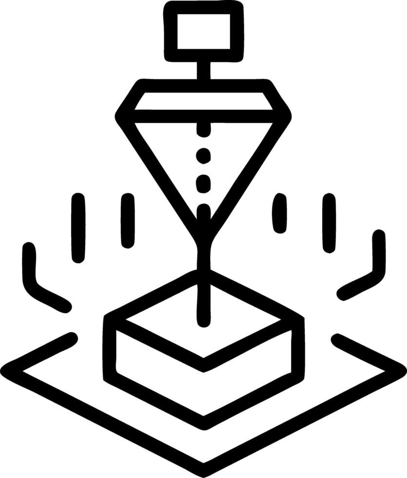 Close up of dreidel landing on holographic Hebrew letter in a digital setting vector