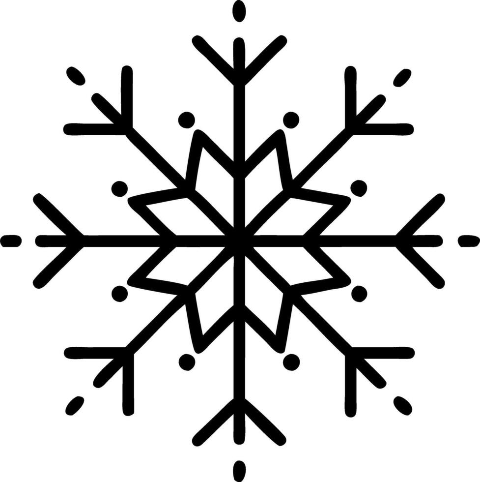 Close up of glowing snowflake on a futuristic surface vector
