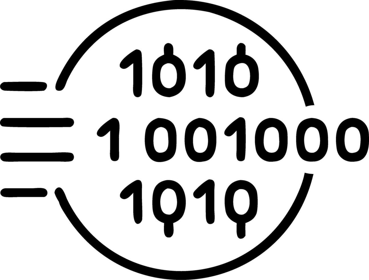 Close up of Hanukkah gelt with futuristic binary code etched into the gold vector