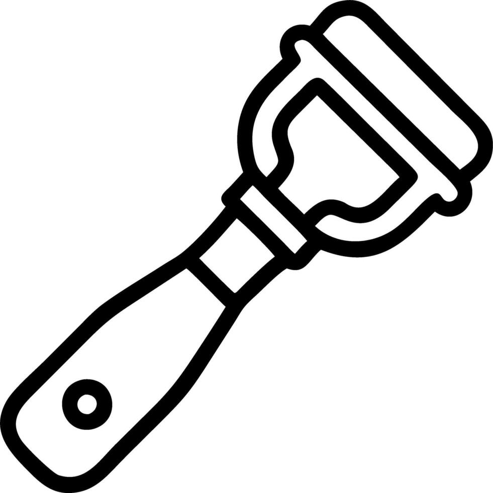 Holographic Champagne Bottle Opener vector