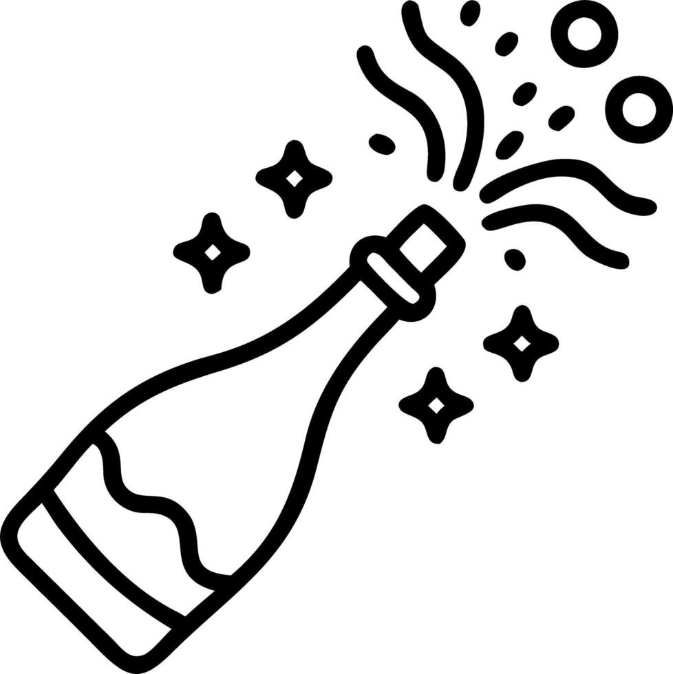 Holographic Champagne Splash vector