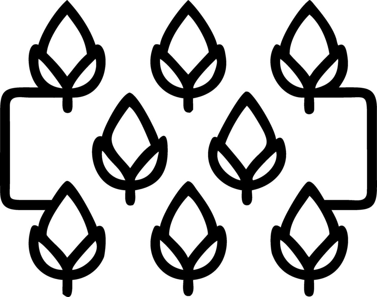 Watercolor menorah with compostable materials on seamless tile background vector