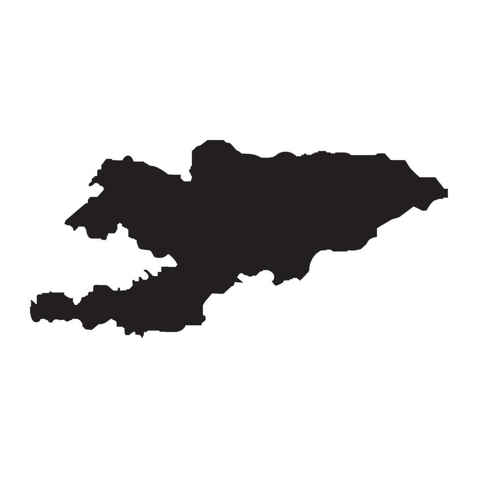 Kyrgyzstan Map Icon vector