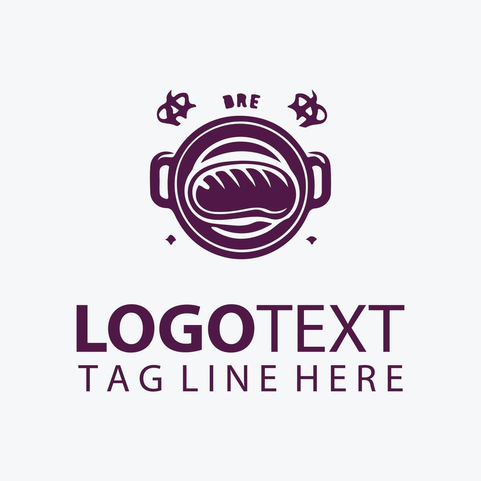 Charcoal And Coals Grill Barbecue Logo vector