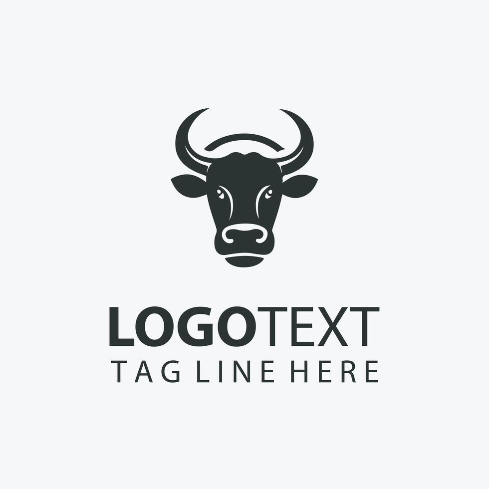 Meadow Cow Logo vector