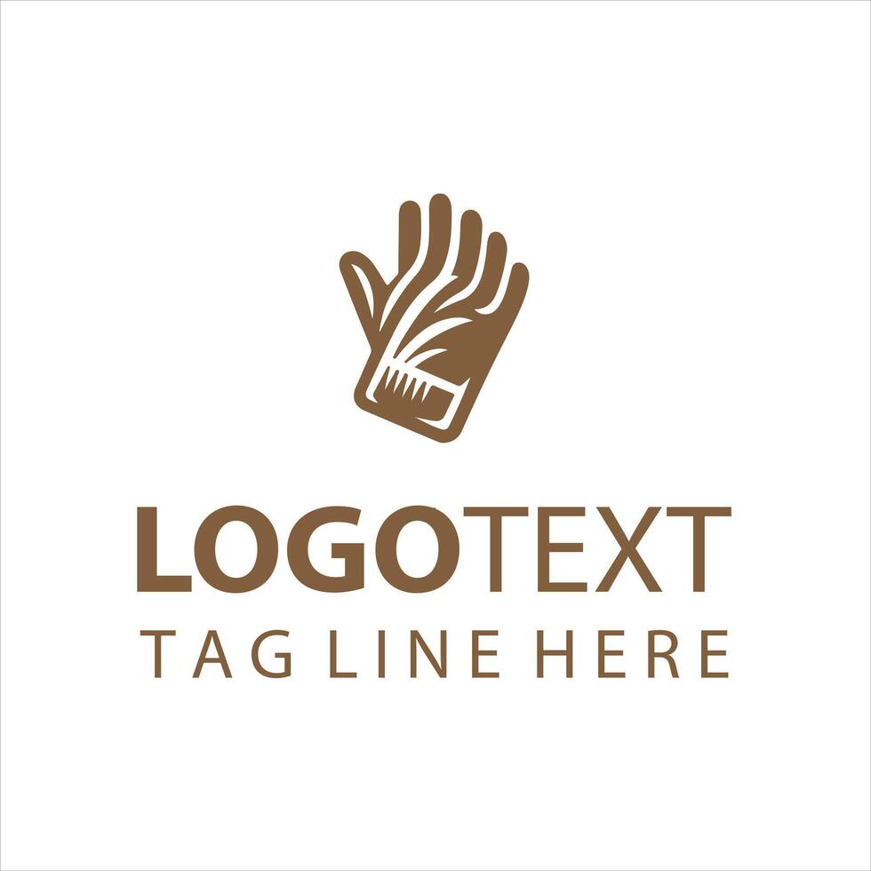 Hand Hug Gloves Logo vector