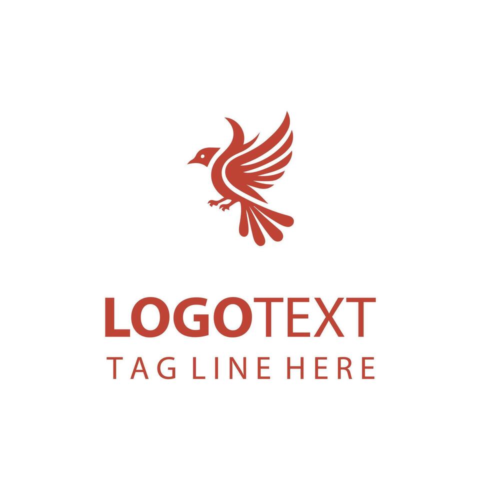 Osprey Flight bird logo vector