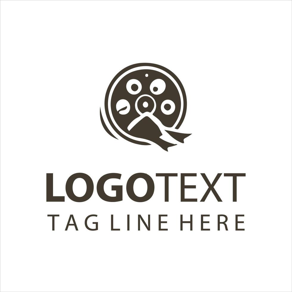 Flick Flow Film Strip logo vector
