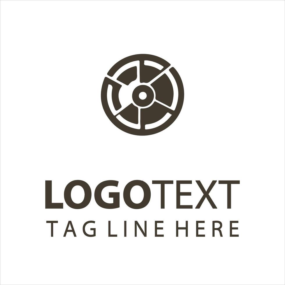 Reel Twist Film Strip logo vector
