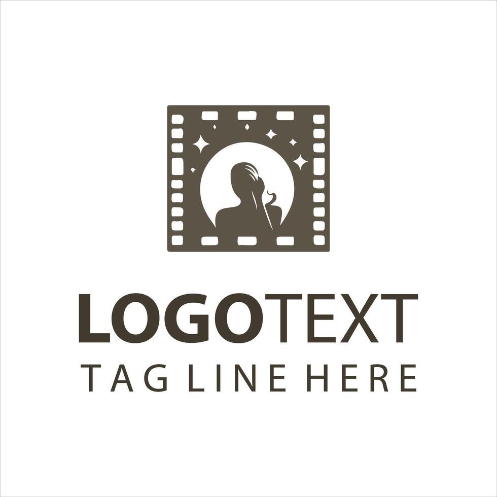 Reel Pulse Film Strip logo vector