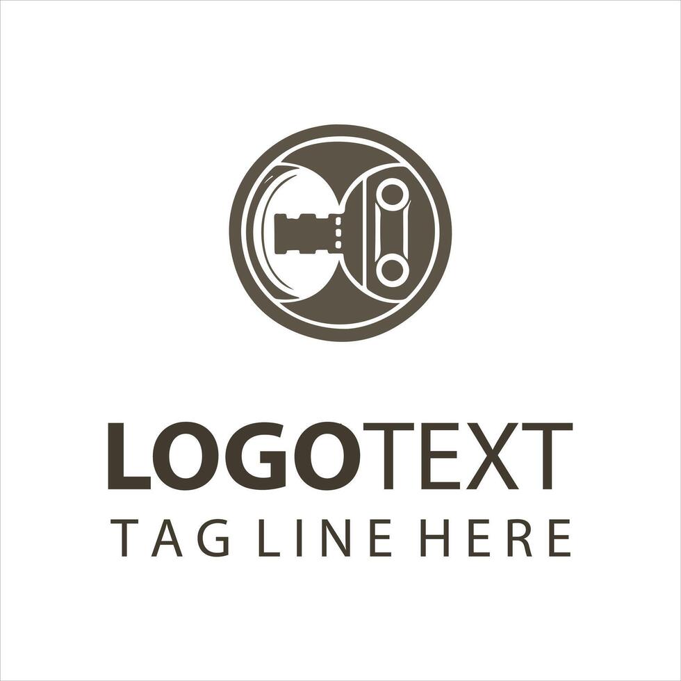 Frame Magnet Film Strip logo vector