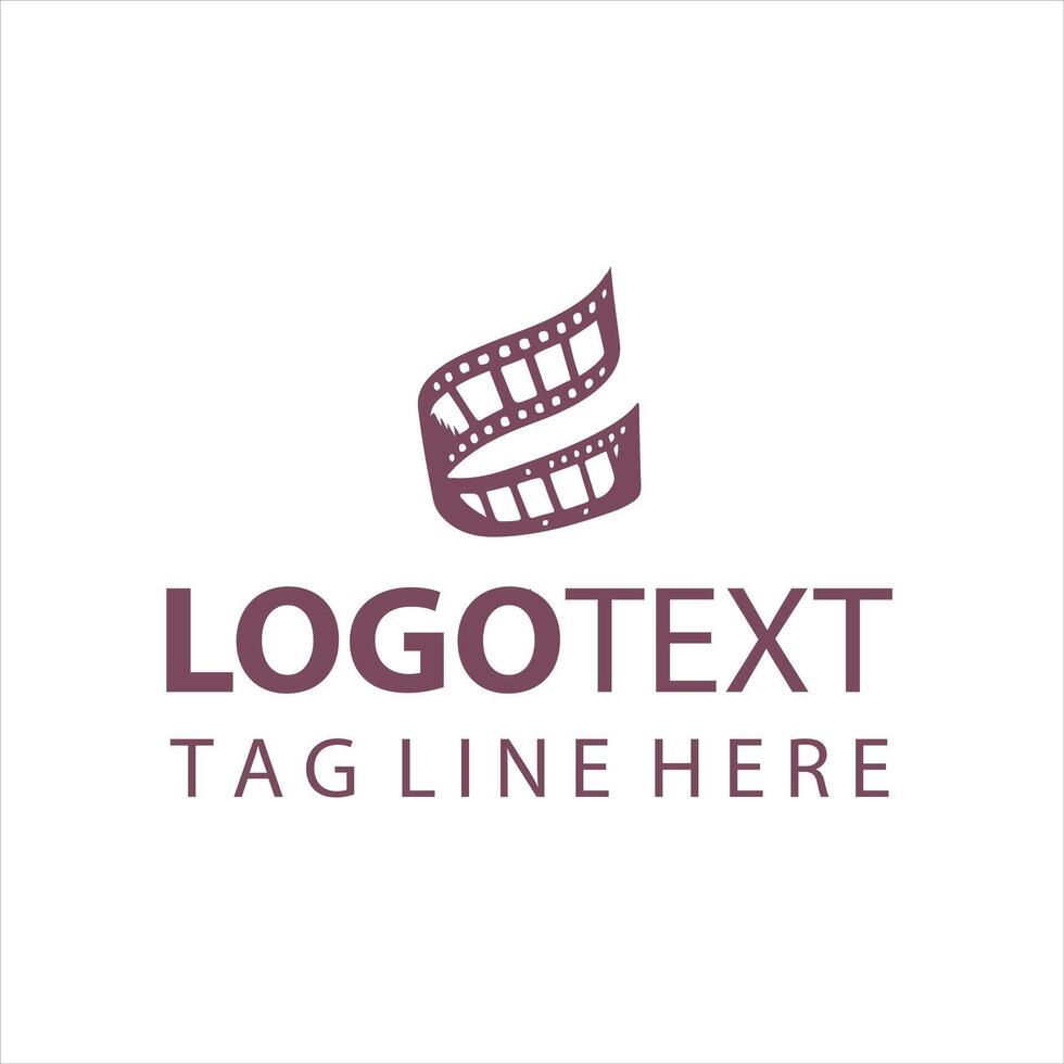 Silver Fade Film Strip logo vector