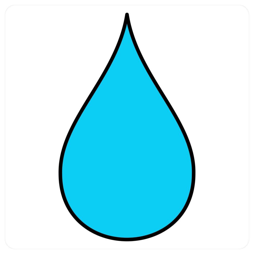 Drop and oil drop icon concept vector