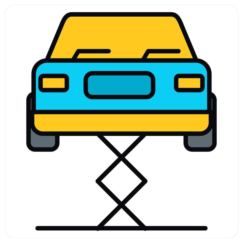 Car Service and service icon concept vector
