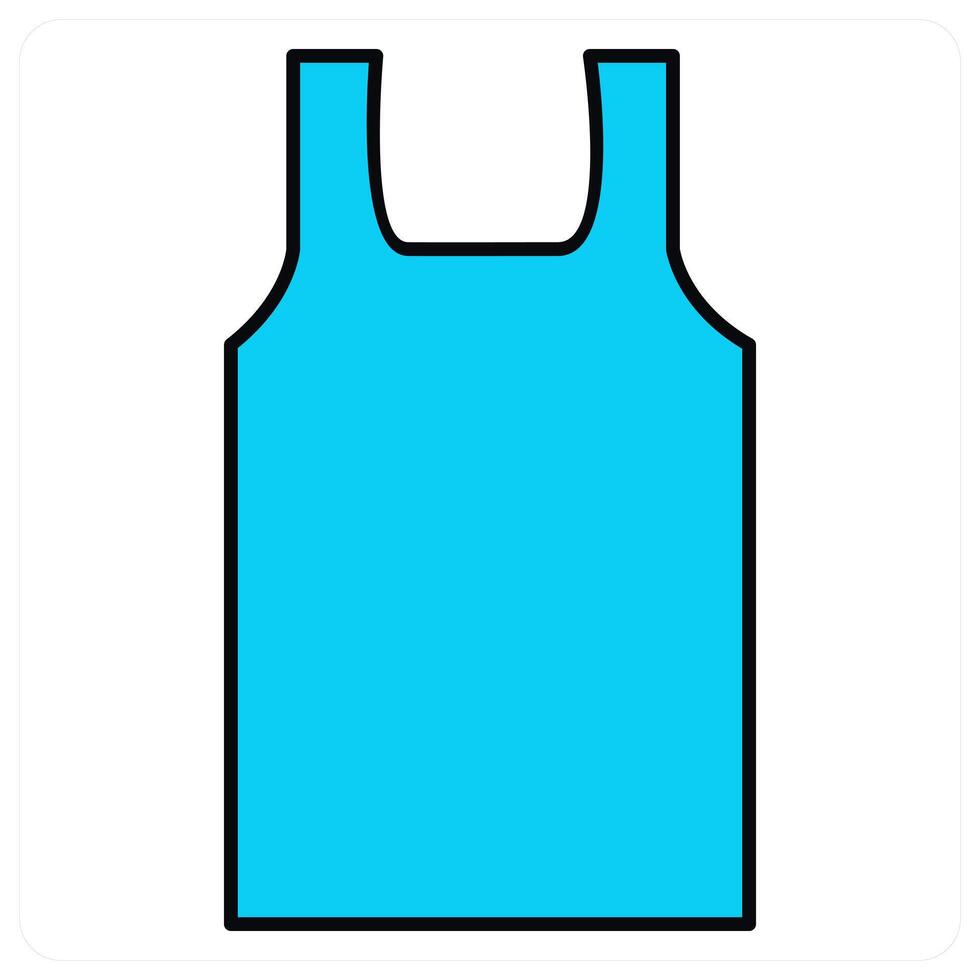 Vest and clothing icon concept vector