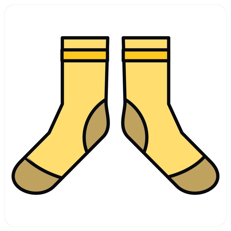 Socks and pair icon concept vector