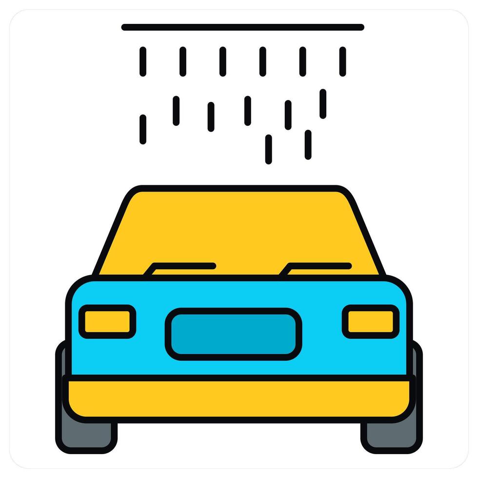 Car Hailing and hail icon concept vector