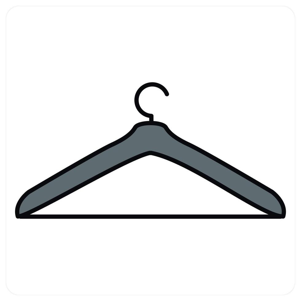 Hanger and dress icon concept vector
