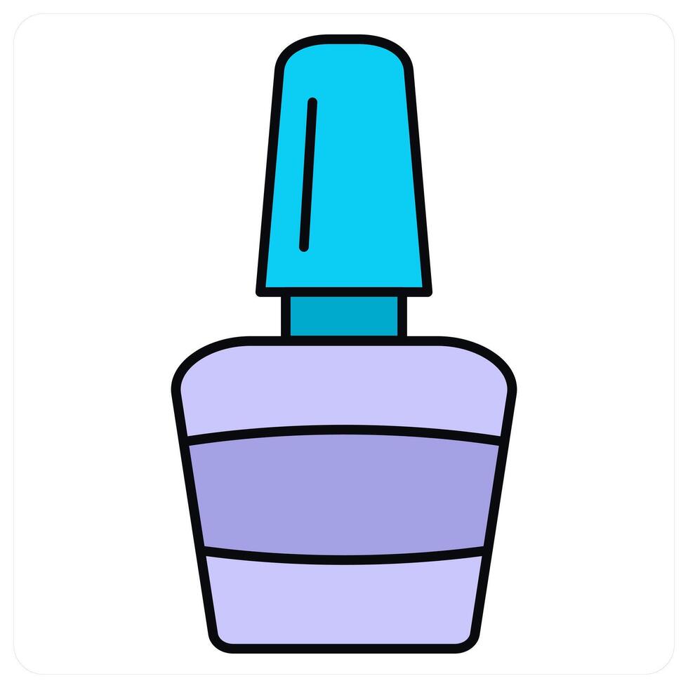 Nail Paint and nail icon concept vector