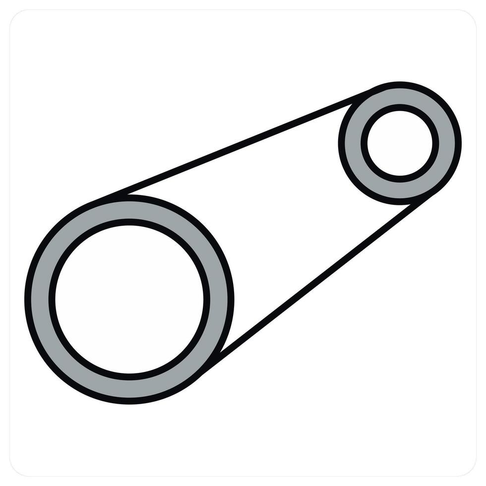 Bicycle Gear and gear icon concept vector