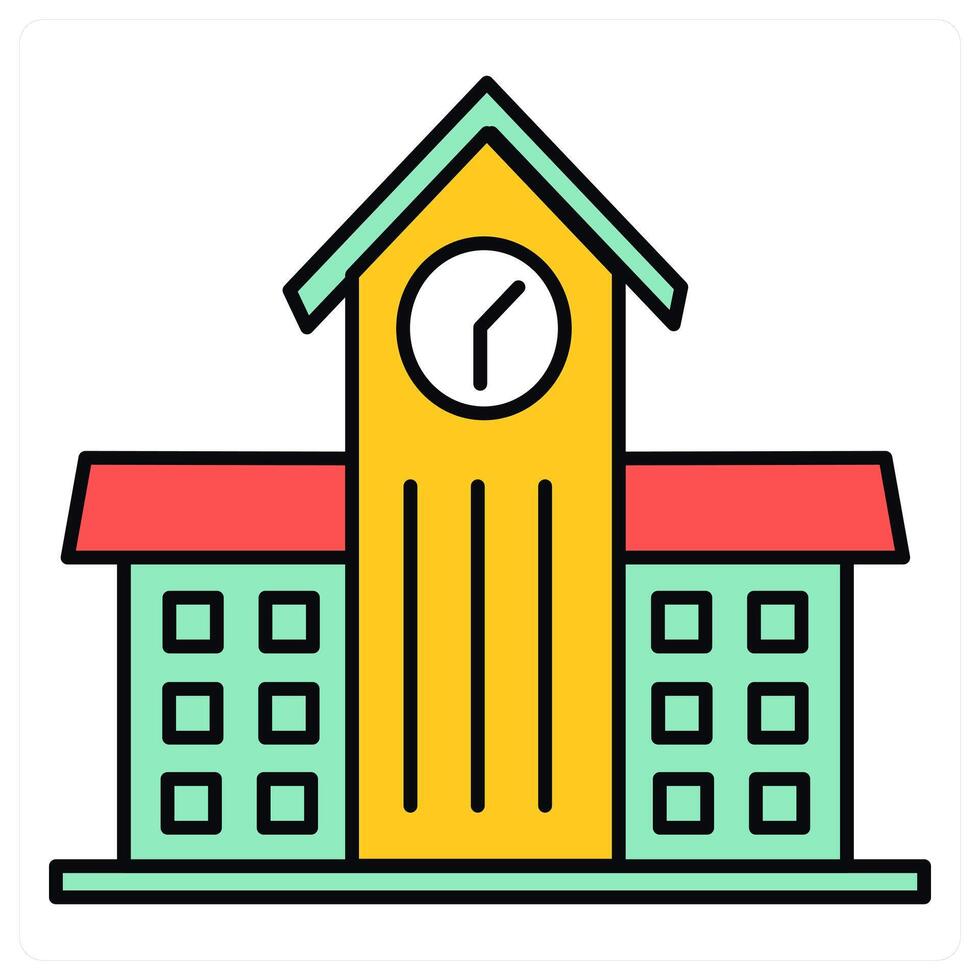 School and study icon concept vector