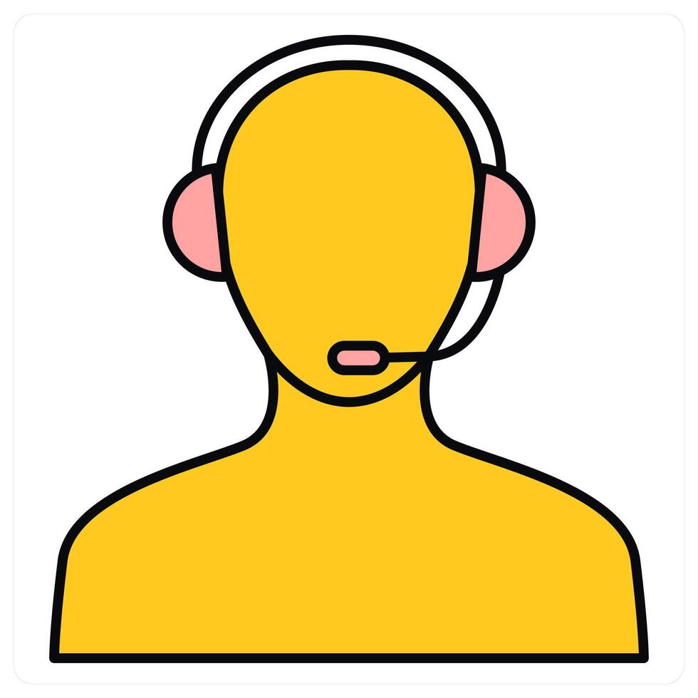 Customer Care and custmer support icon concept vector