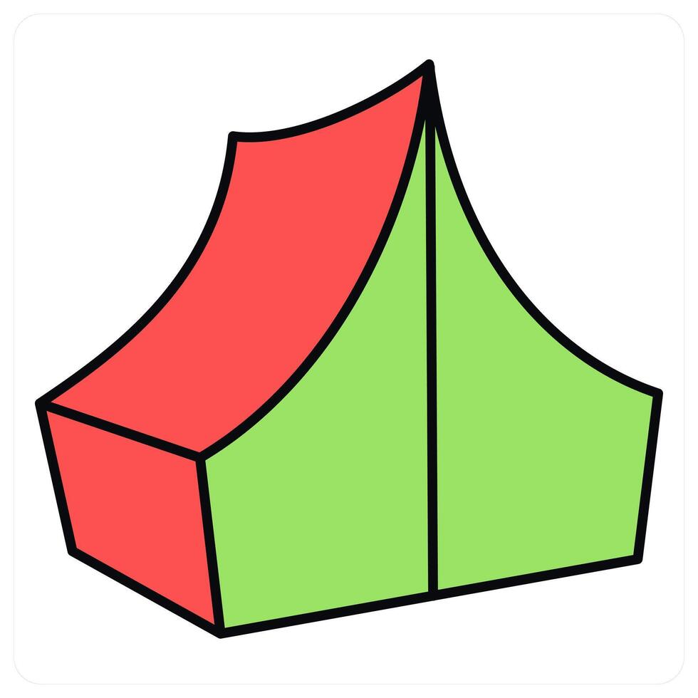 Tent and camping icon concept vector