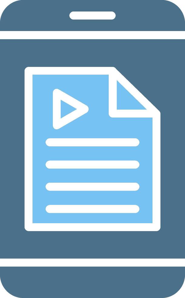 Script Line Two Colour Icon Design vector