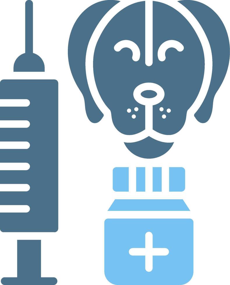 Medicine Line Two Colour Icon Design vector