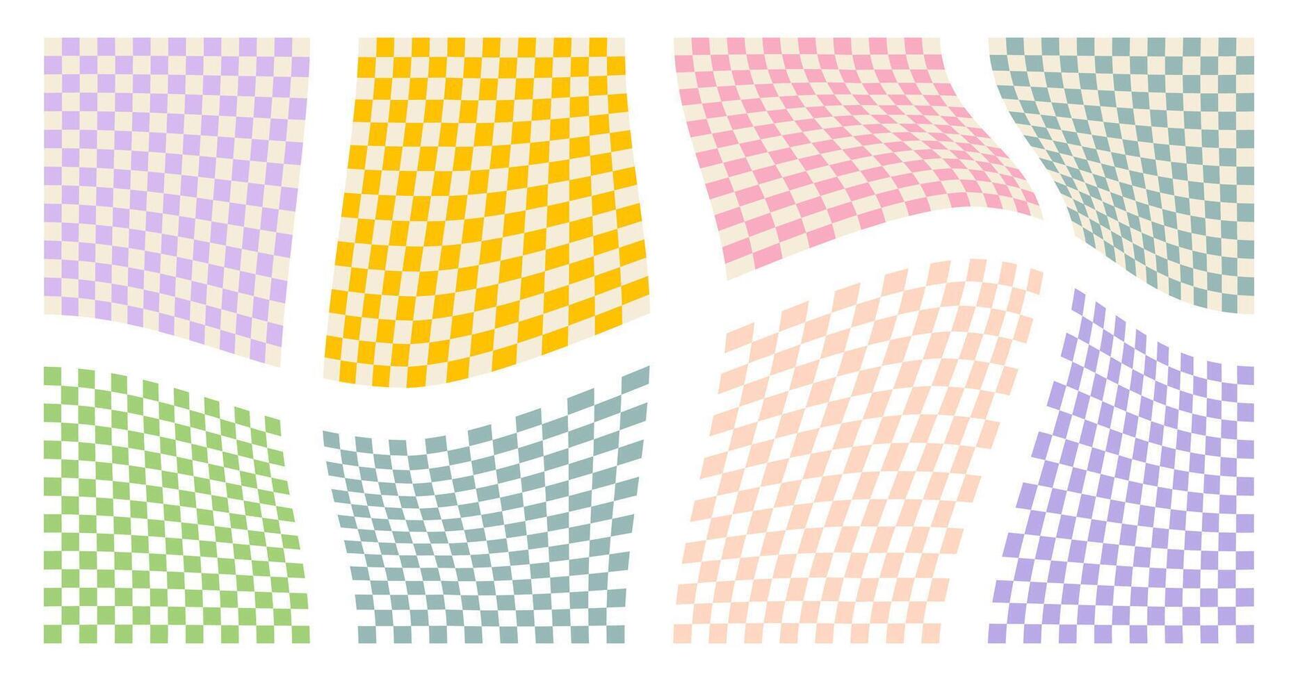 Groovy background. Retro psychedelic style elements. Groovy hippie backgrounds. vector