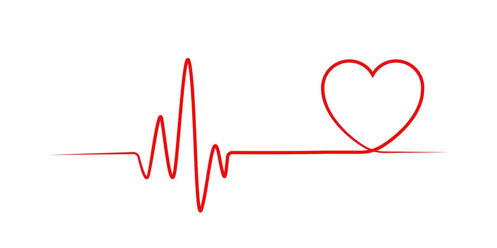 Heart beat pulse flat icon. Heartbeat icon. Heartbeat line with heart shape. Cardiogram line icon. Pulse icon. graphic EPS 10 vector